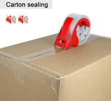 이미지를 갤러리 뷰어에 로드 , No Noise Quiet Clear Packing Tape, Heavy Duty Packaging Tape, Refill Rolls for Sealing Packing and Shipping, 2.4Mil 1.88Inch 55Yards 6Rolls, with Free Dispenser
